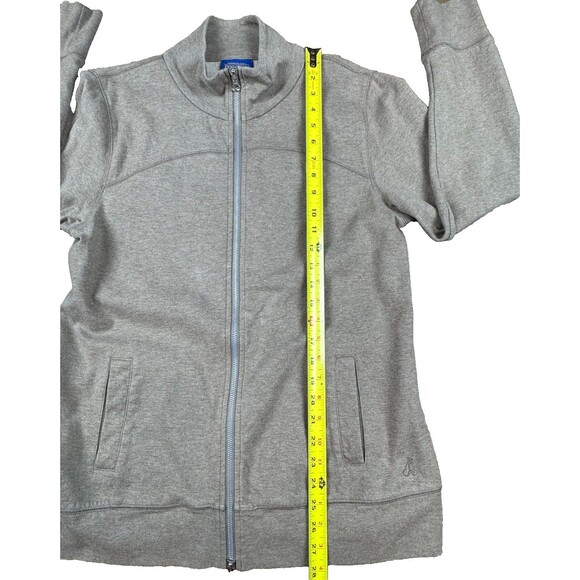 Pendleton Jacket Women's Large Casual Full Zip Mock Neck Heather Tan Pockets - Picture 4 of 7